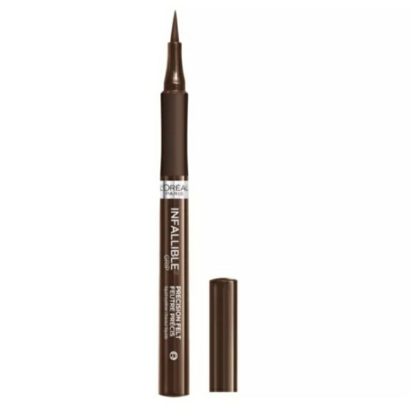 L'Oreal Paris Infallible Grip Precision Felt Tip Waterproof Eyeliner, #605 BROWN - Picture 3 of 4